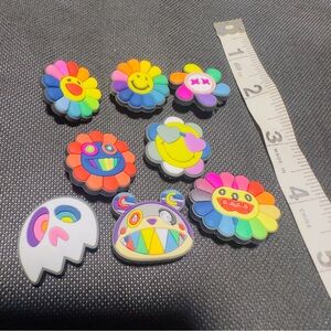 0237 Colorful Sun Flower Shoe Charms croc Shoe Decoration Accessories
